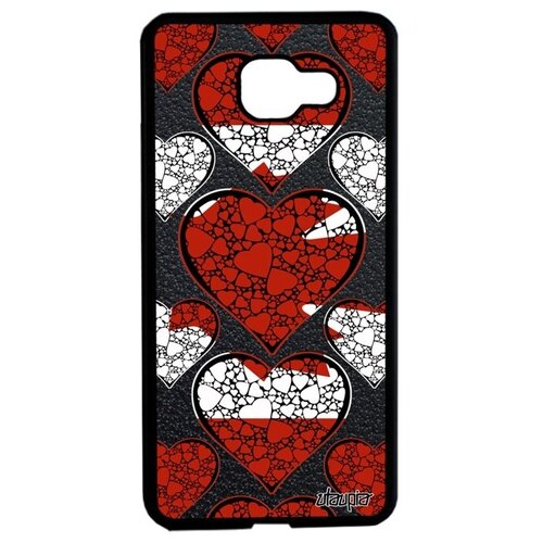 фото Ударопрочный чехол на мобильный // galaxy a5 2016 // "флаг канады с сердцем" патриот стиль, utaupia, цветной