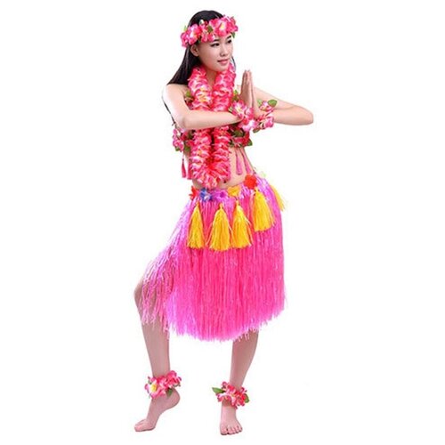 фото Карнавальный костюм "алоха" гавайский, 60 см, 8 предметов holiday&gifts