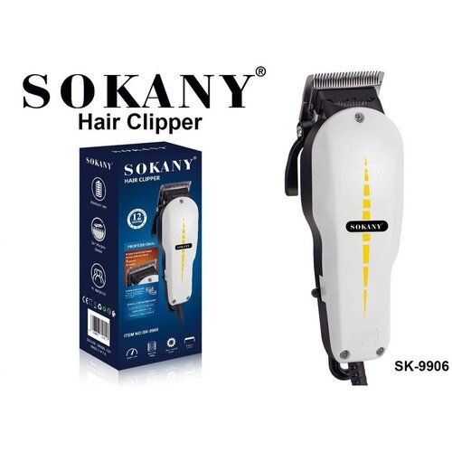 Профессиональная машинка для стрижки волос SK-9906для бороды и усовзащита от воды и влагинизкий уровень шумабелый 139900₽