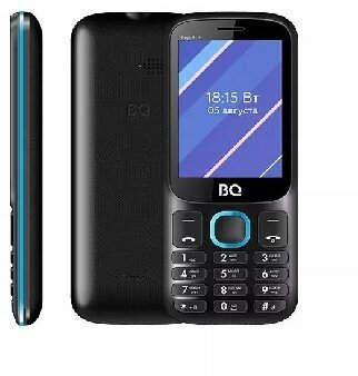 Мобильные телефоны стандарт GSM (BQ 2820 Step XL+ Black+Blue)