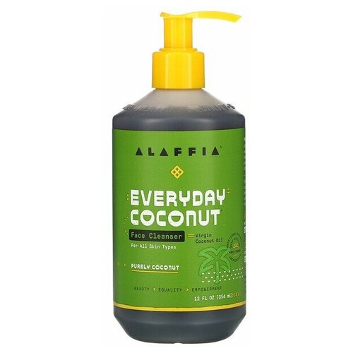 Alaffia Alaffia, Everyday Coconut, очищающее средство для лица, 354 мл