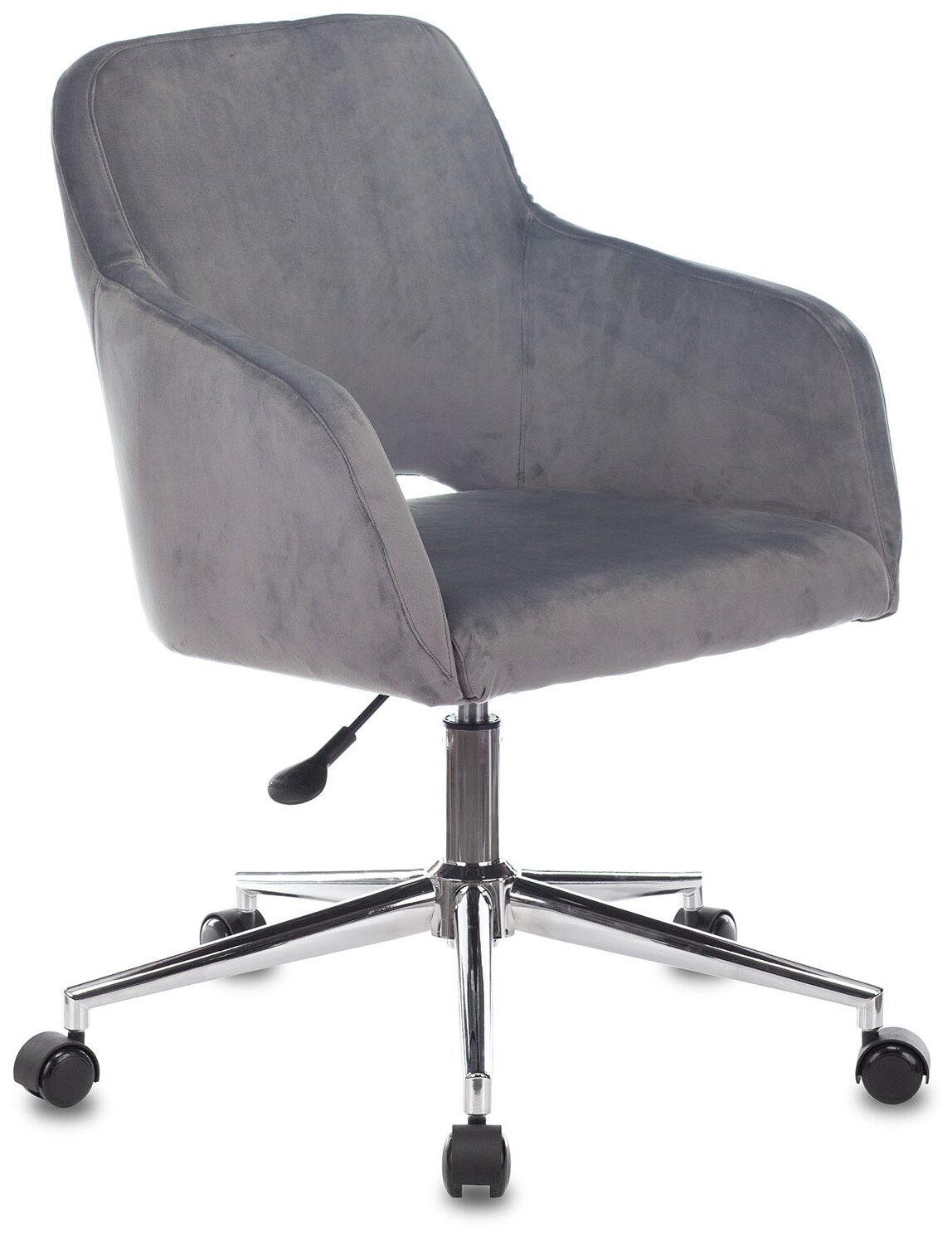 Кресло компьютерное CH-380SL серая жемчужина, ткань / Офисное кресло для оператора, персонала, сотрудника, для дома