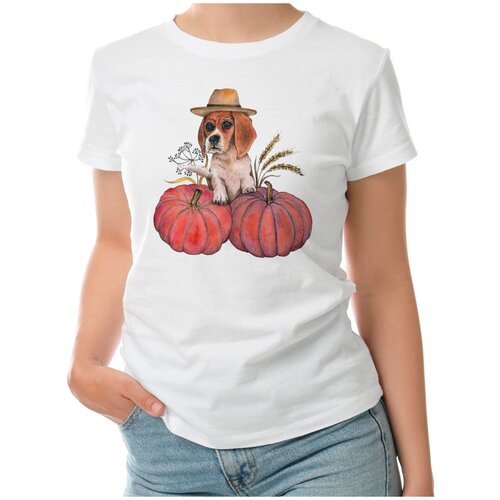 фото Футболка roly, размер m, белый