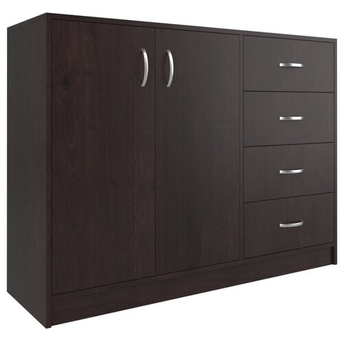 Широкий комод Бештау для спальни, гостиной, прихожей корпус ЛДСП размер 98/118/45