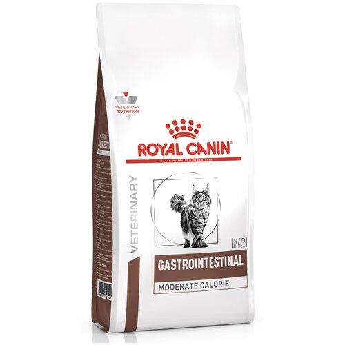 Сухой корм для кошек Royal Canin Gastro Intestinal Moderate Calorie GIM35, при проблемах с ЖКТ, с умеренным содержанием энергии 400 г