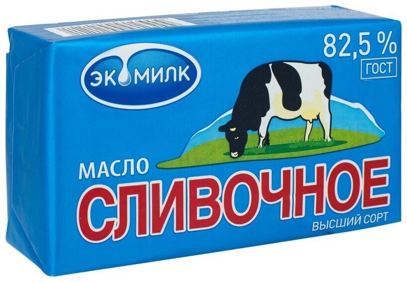 Масло сливочное Экомилк 82,5%