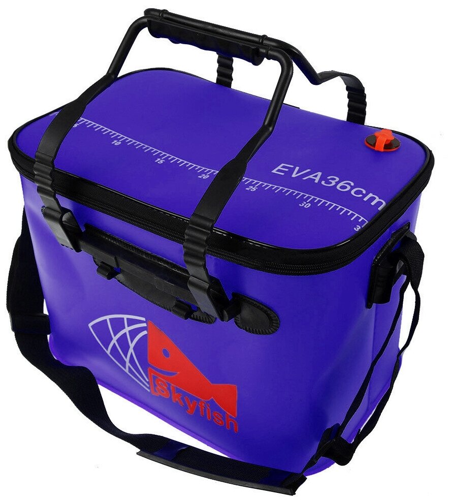 Многофункциональная ЭВА сумка 19л, 36х23х24.5 см, цвет фиолетовый