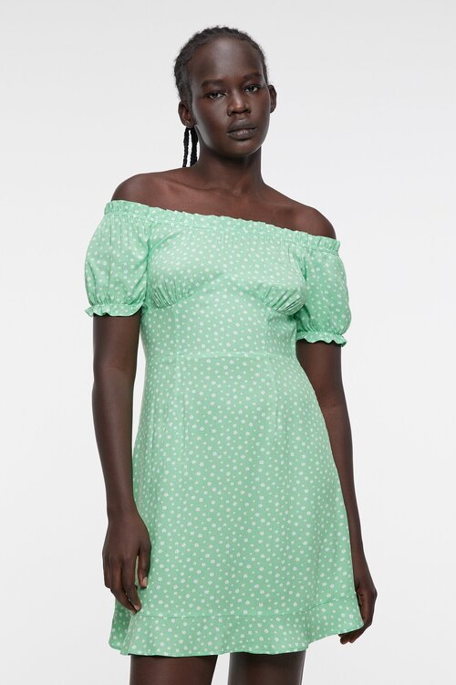 Платье Befree, размер S, зеленый