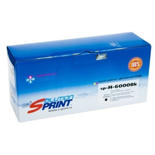 Картридж Sprint SP-H-Q6000A Bk картридж q6000a 124a для принтера hp color laserjet 1600 2600 2600n 2605 2605dn