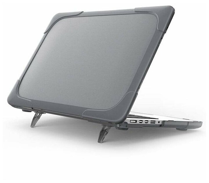 Защитный чехол для Apple MacBook Pro 15" Retina A1398 G-Net Toughshell Hardcase серый