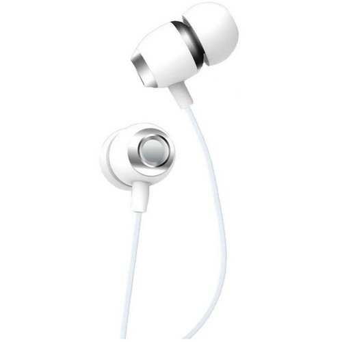 Вакуумные наушники с микрофоном KIN K-808 Hands-free Type-C стерео гарнитура с пультом проводная внутриканальная белый 38800₽