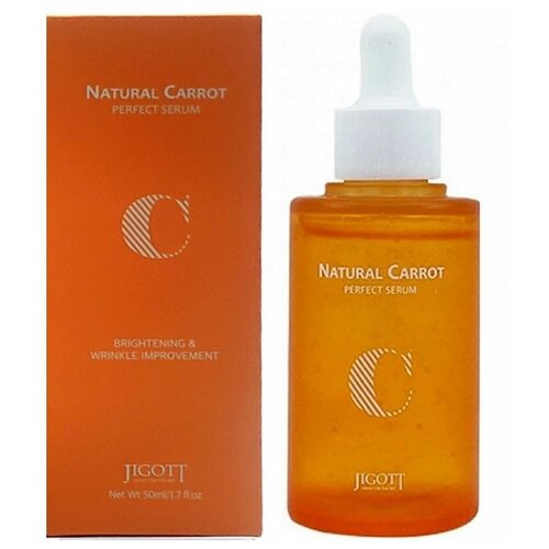 Jigott Сыворотка с маслом семян моркови Natural Carrot Perfect Serum, 50 мл