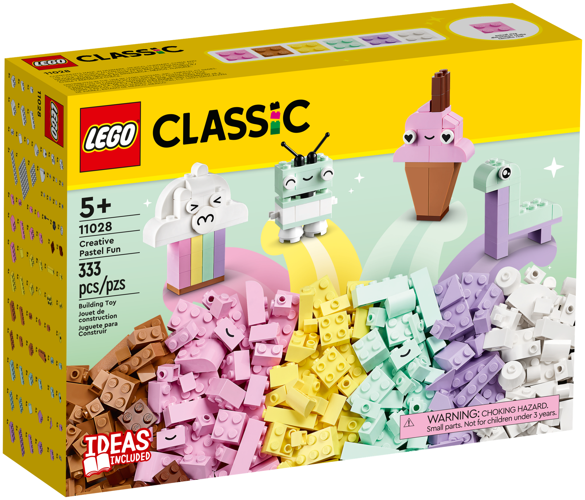 Конструктор LEGO Classic 11028 Творческое пастельное веселье Creative Pastel Fun