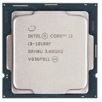 Процессор Intel Core i3 - 10100F Socket 1200 Comet Lake (CM8070104291318SRH8U) 3.6Ghz/4.3GHz 4/8 6MB 65W OEM