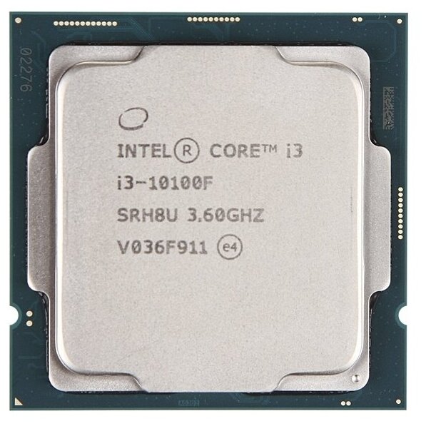 Процессор Intel Core i3-10100F Comet Lake-S (3600MHz, LGA1200, L3 6144Kb) (oem)