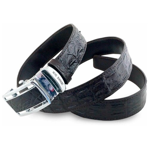 фото Ремень из кожи крокодила с 2 рядами exotic leather