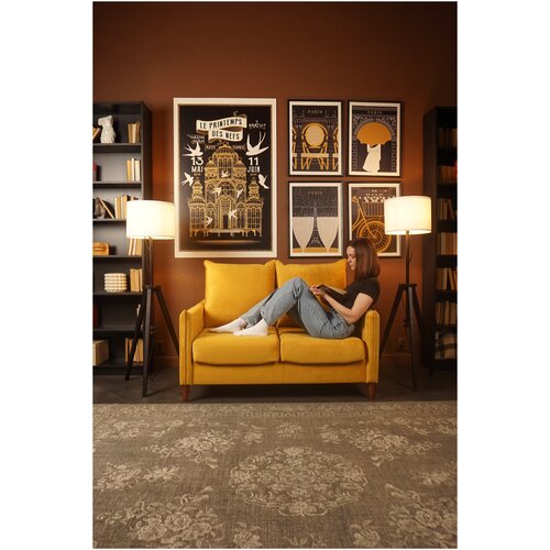 Диван Пенне ткань Марко Desert № 08 (жёлтый)