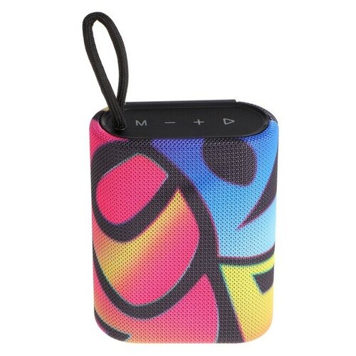 Портативная колонка Perfeo BANG PF_D0043 5 Вт 1200 мАч microSD USB AUX FM граффити 208900₽