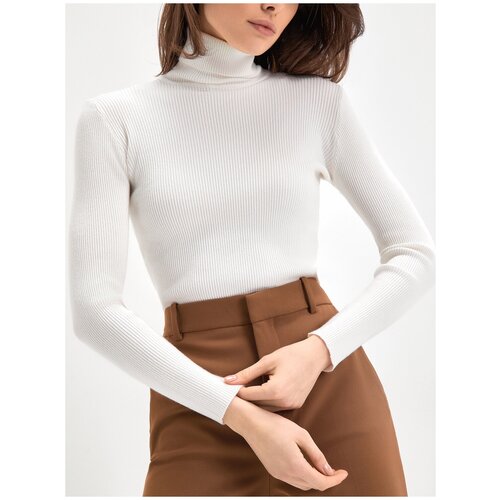 фото Водолазка женская белая нет бренда