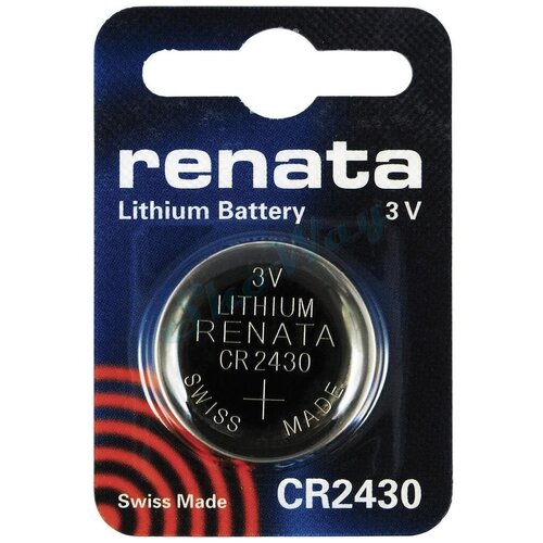 Э/П Батарейка CR2430 Renata, 4 шт. в комплекте renata battery cr2430