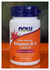 Капсулы NOW High Potency Vitamin D3 2000 IU, 30 шт.