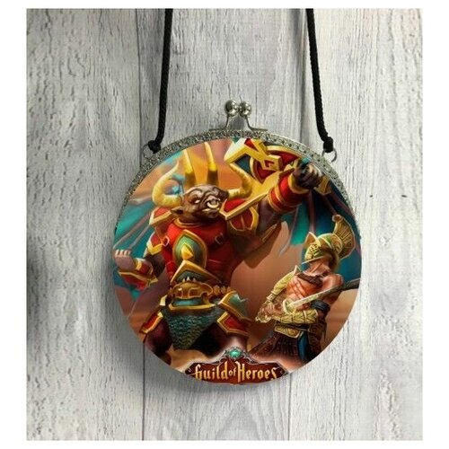 фото Сумка круглая по игре guild of heroes, гильдия героев №8 migom