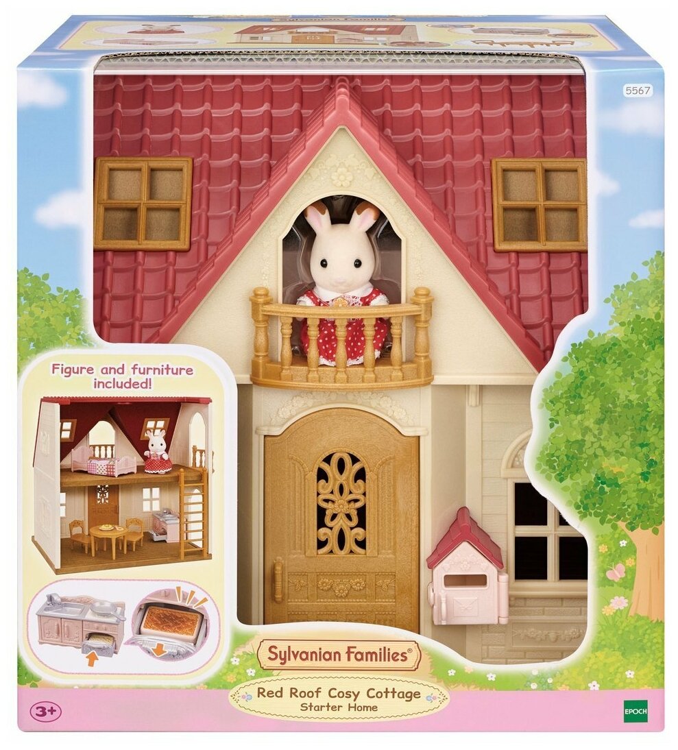 Уютный коттедж с красной крышей Sylvanian Families 5567