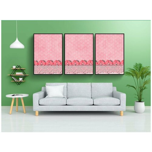 фото Набор модулных постеров для интерьера "альбом для вырезок, бумага, фон альбом" 60x90 см. в тубусе, без рамки lotsprints