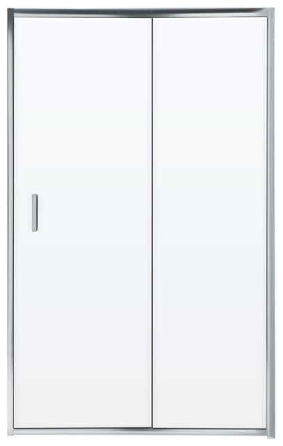 Душевая дверь в нишу Aquanet 110х190 стекло прозрачное - фото №3