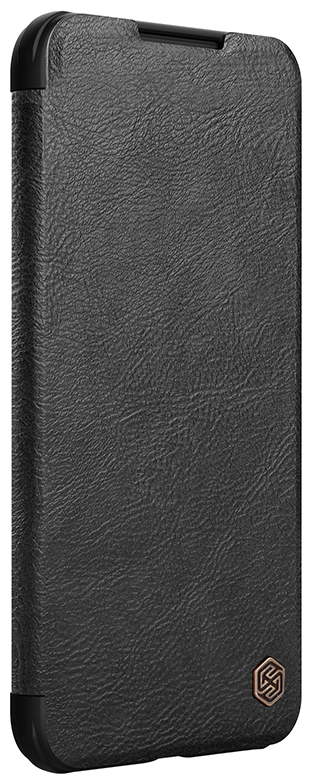 Кожаный чехол-книжка Nillkin Leather Qin Pro для Samsung Galaxy S22 черный