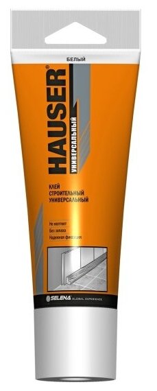 Клей строительный универсальный Hauser , 180 г, белый