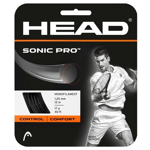 фото Струна для тенниса head 12m sonic pro black 281028-bk, 1.25