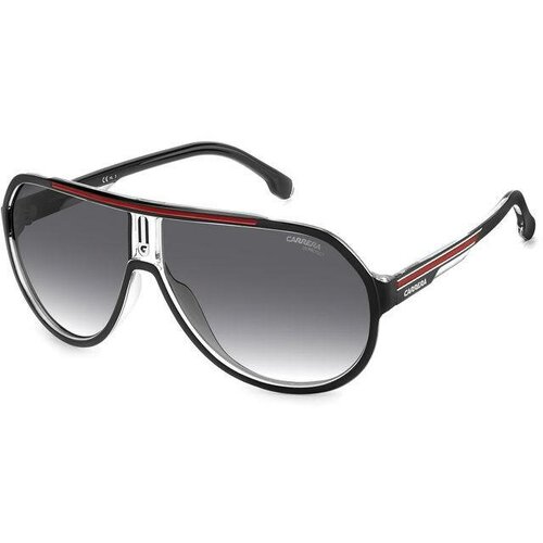Солнцезащитные очки CARRERA, авиаторы, оправа: пластик, с защитой от УФ, для мужчин, черный