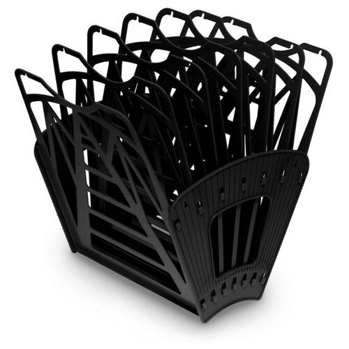 Лоток-веер Стамм Веер 3, 7 секций, 6 отделений, чёрный