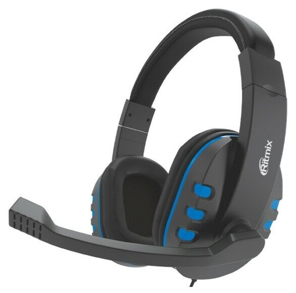 Ritmix Наушники, микрофоны RH-555M Gaming Blue