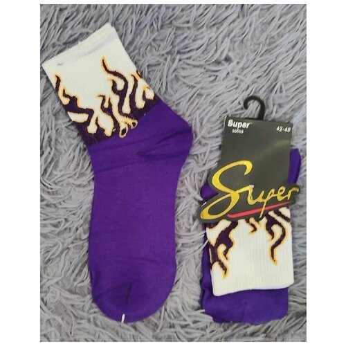 фото Цветные носки super - пламя, универсальные snugsocks нет