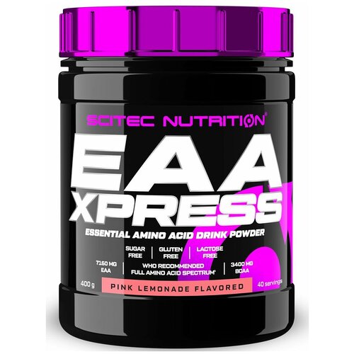 Scitec Nutrition EAA Xpress 400 гр, розовый лимонад scitec nutrition eaa xpress 400 гр киви лайм