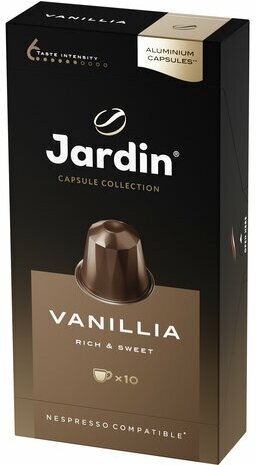 Набор 2 шт. Кофе в капсулах JARDIN «Vanillia» для кофемашин Nespresso, 10 порций - фотография № 13