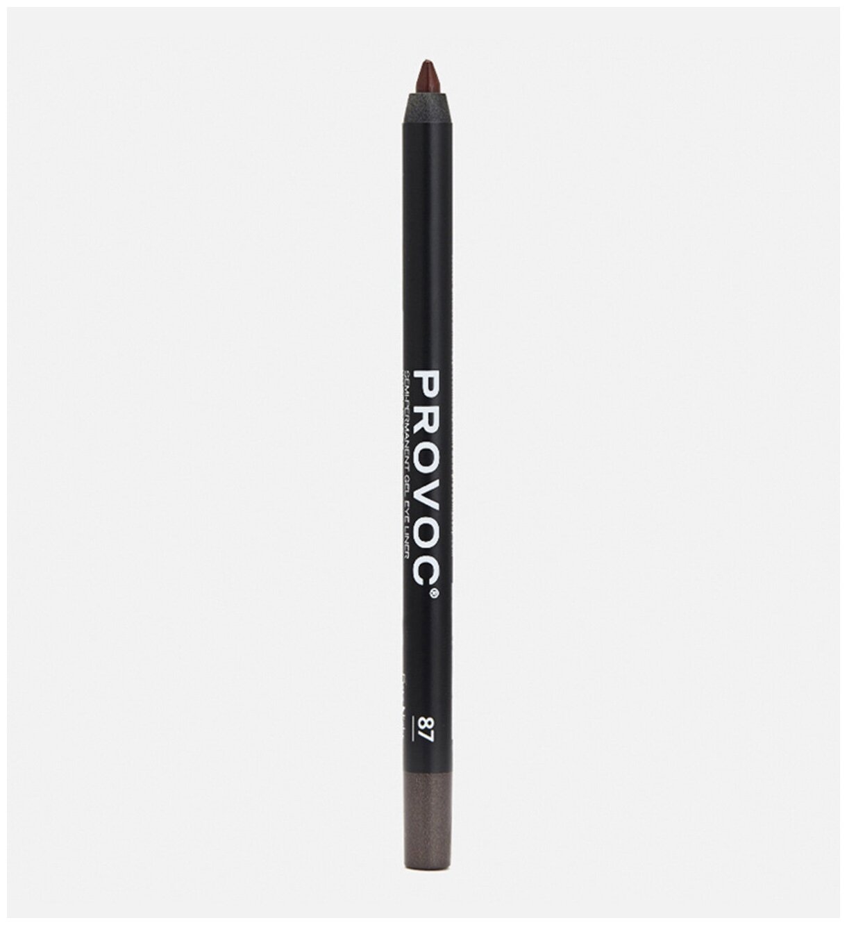 Provoc Gel Eye Liner 87 Date Night Гелевая подводка в карандаше для глаз (цв. темно-шоколадный)