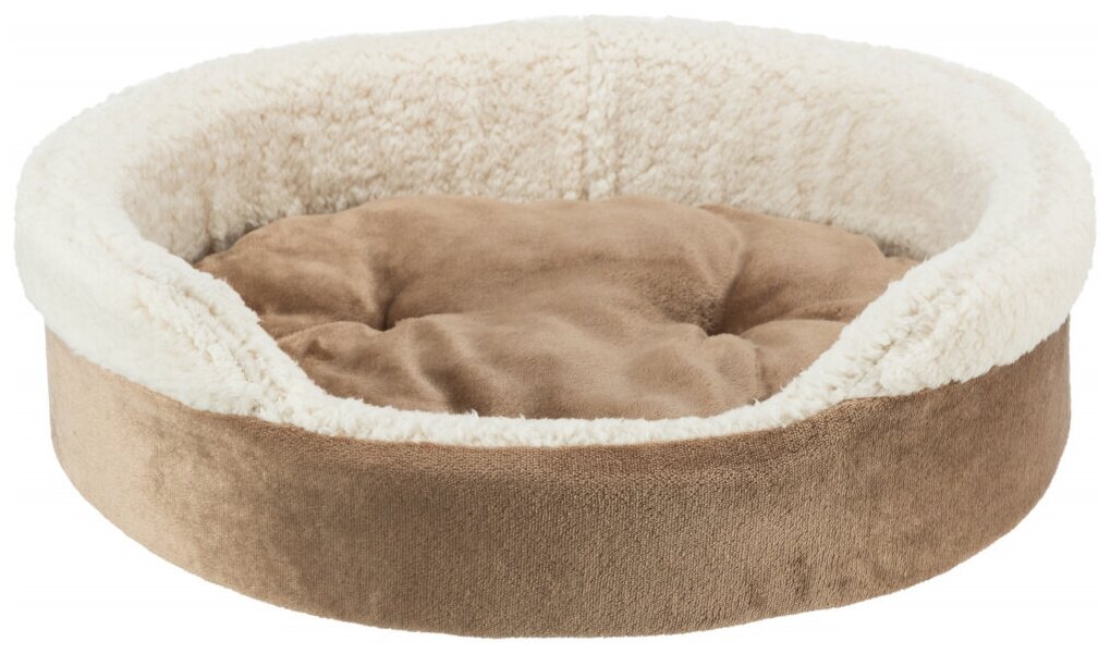 Лежак для собак Trixie Cosma M, размер 70х55см, темно-коричневый / бежевый