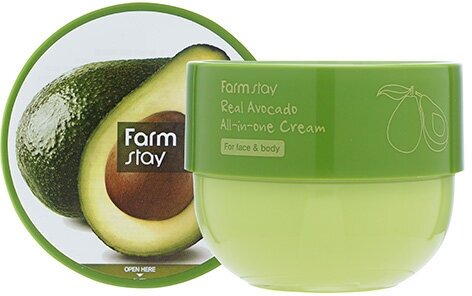 Антивозрастной крем с экстрактом авокадо FarmStay Real Avocado All-In-One Cream 300мл - фото №8