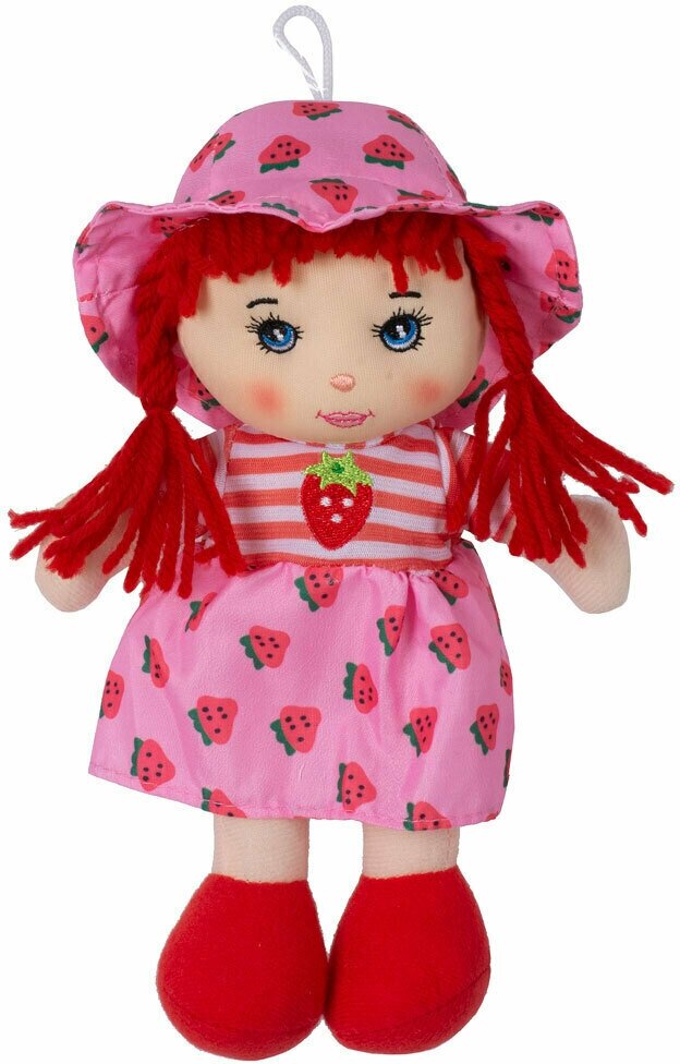 Кукла мягкая текстильная мягконабивная 25 см игрушка для сна из ткани F31810 в пакете