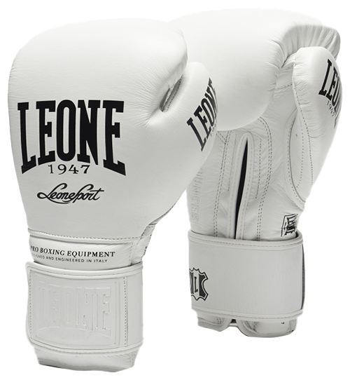 Боксерские перчатки Leone 1947 The Greatest GN111 White (18 унций)