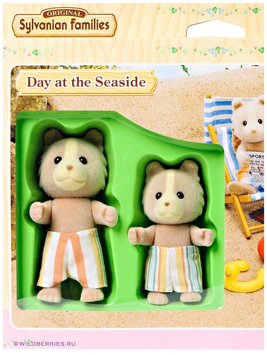 Игровой набор Sylvanian Families Морское путешествие День на море 8 и 6.5 см - фото №11