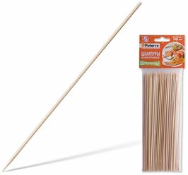 Шампуры для шашлыка PATERRA, комплект 500 шт.,200 мм, d 3 мм, бамбуковые