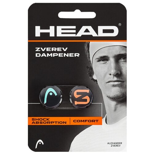 Виброгаситель HEAD Zverev Dampener x2, Turquoise/Orange