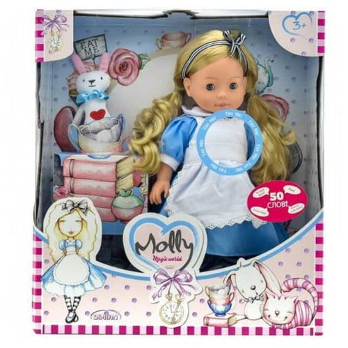 Интерактивная кукла Dimian Bambina Bebe Molly Magic World, 40 см, BD1365RU-M37