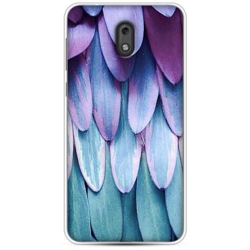 фото Силиконовый чехол синее перо на nokia 2 / нокиа 2 case place