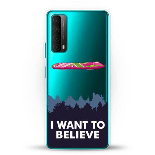 фото Силиконовый чехол i want to believe на huawei p smart 2021 andy & paul