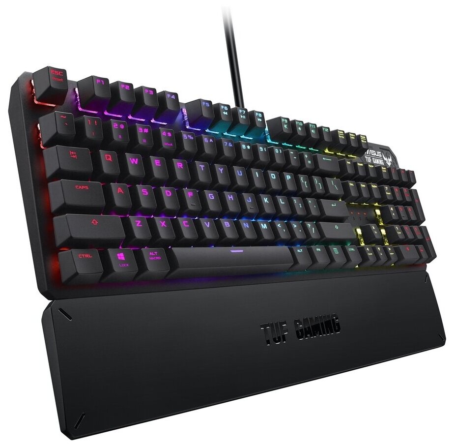 Клавиатура ASUS TUF Gaming TUF GAMING K3 (90MP01Q0-BKRA00) проводная RGB черная